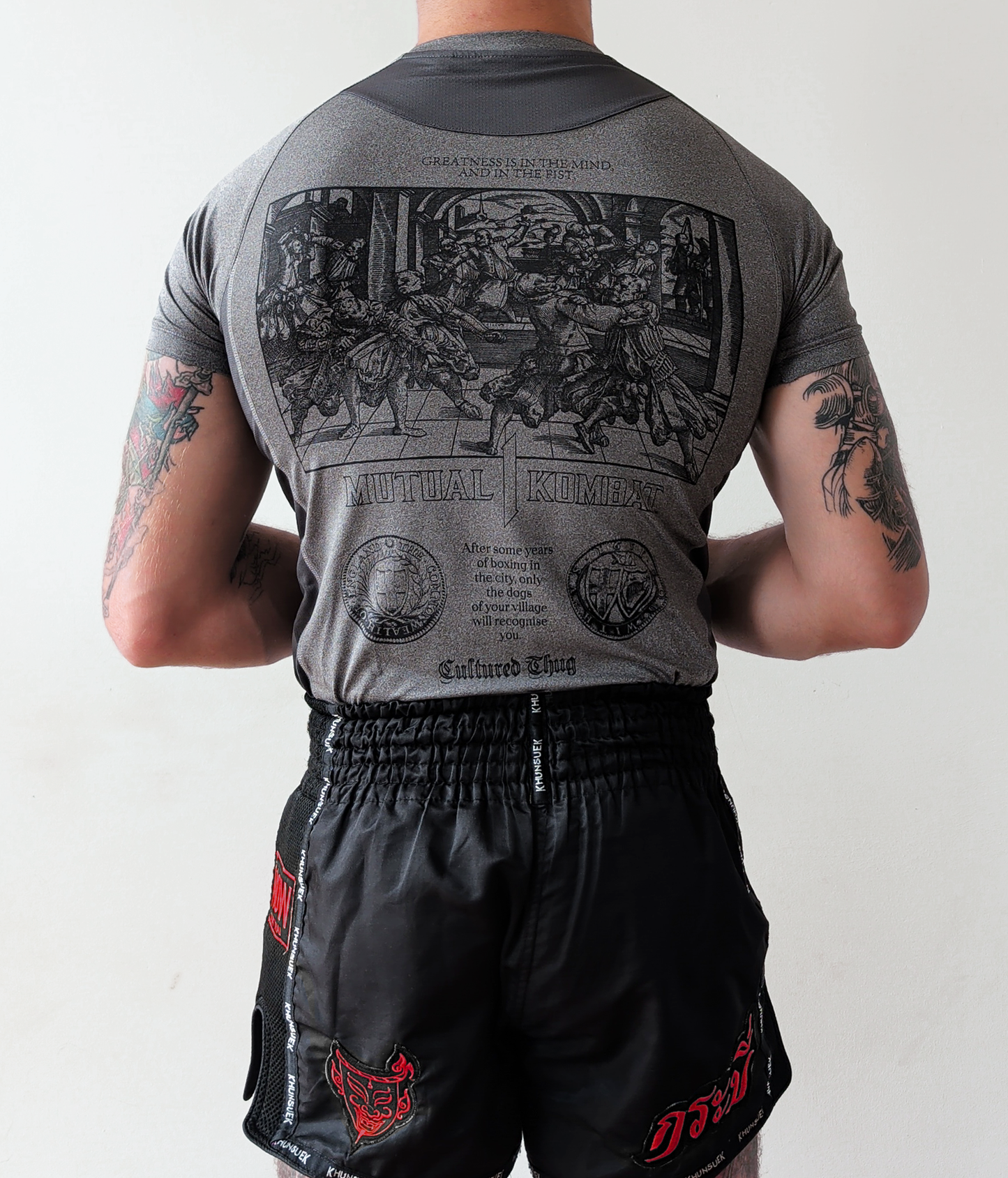 Cultured Thug™ MMA Rashguard | Gunmetal