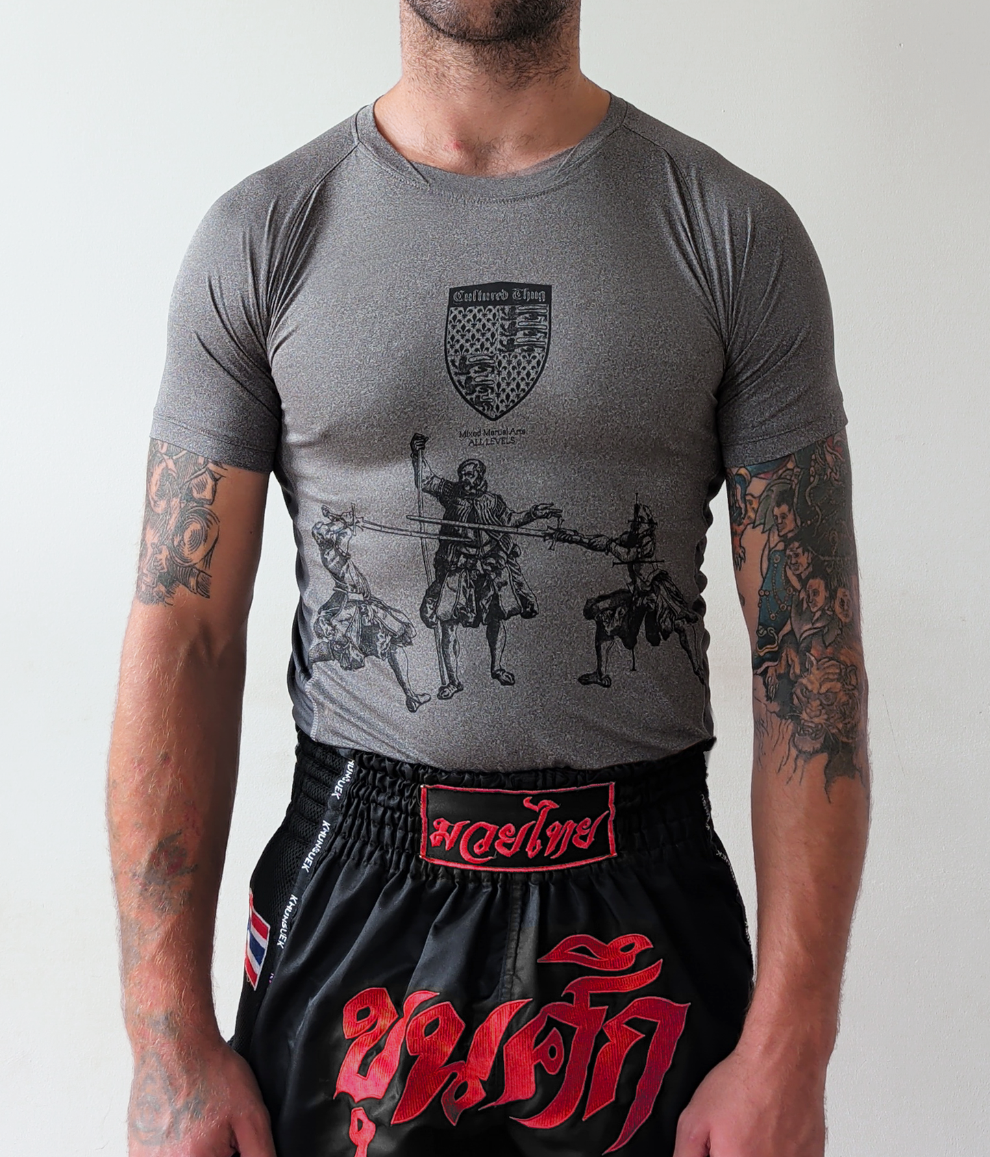 Cultured Thug™ MMA Rashguard | Gunmetal