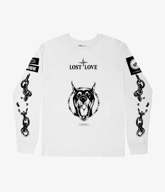 LOST LOVE CREWNECK | WHITE